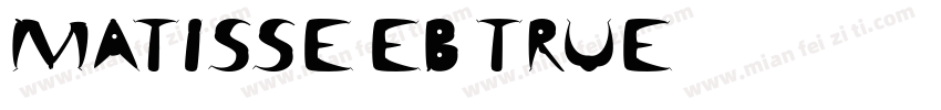 matisse eb true字体转换